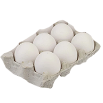 تخم مرغ پک 6 عددی