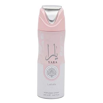 اسپری خوشبو کننده بدن زنانه لطافه مدل یارا حجم ۲۰۰ میلی لیتر